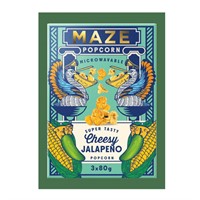 Maze Cheesy Jalapeno Popcorn 3x80G