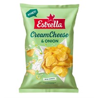 CREAM CHEESE & ONION CHIPS 21 x 175 g