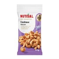 CASHEW CRYSTAL SEASALT 60 G NUTISAL PÅSE