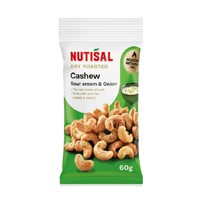 CASHEW SOURCREAM& ONION 60 G NUTISAL PÅSE