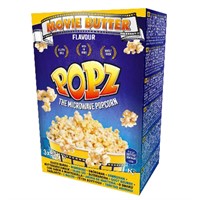 Popz Micropop Movie Butter 3x90G