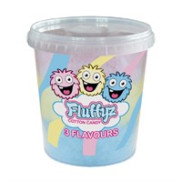 Fluffyz Sockervadd 3-Smak Burk 50G