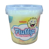 Sockervadd Fluffyz Banan 50G Burk