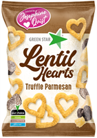 LENTIL HEARTS  TRYFFEL/PARMESAN 100g