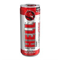 HELL ENERGY RED GRAPE STRONG 25CL X 24