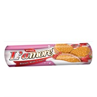 L Amore Dubbelkex Jordgubbe 24 x 150 g