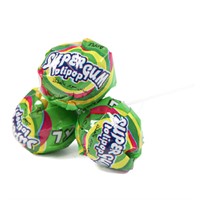 SUPER GUM LOLLIPOP GREEN APPLE (53ST)