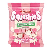 Squashies Stawberry & Cream 12x140g