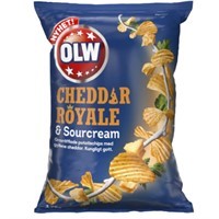 Cheddar Royale & Sourcream chips 175 Gr