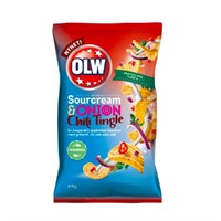 OLW Chips Sourcream & Onion Chili tingle 21 x 175 g