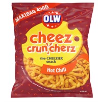 MAXIBAG cheez cruncherz® Hot Chili 420g