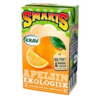 SMAKIS APELSIN KRAV BRICK 25CL - 27 st