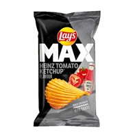 LAYS MAX HEINZ KETCHUP 22x185g