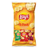 LAYS 6 PACK 14X6X27.5G