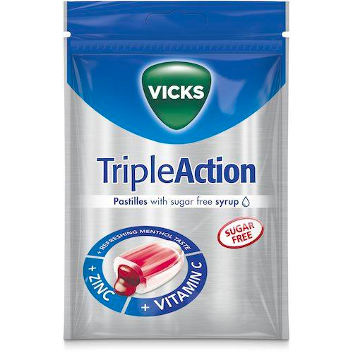 VICKS TRIPPLE ACTION SF. PÅSE 72 GR(9959)
