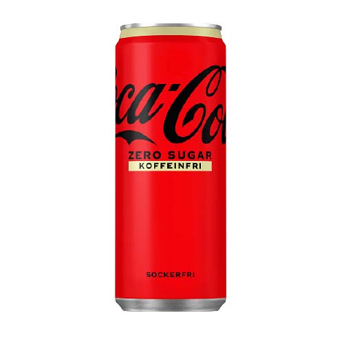 COCA COLA ZERO COFFEINFREE 33CL