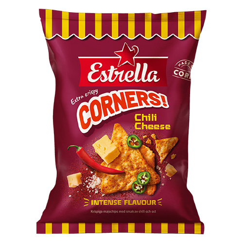 CORNERS CHILI CHEESE 10x160g