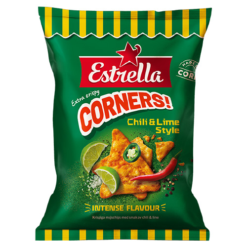 CORNERS CHILI LIME STYLE 10x160g