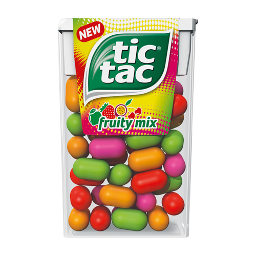 TIC TAC FRUITY MIX obs 12 st! 18 GR