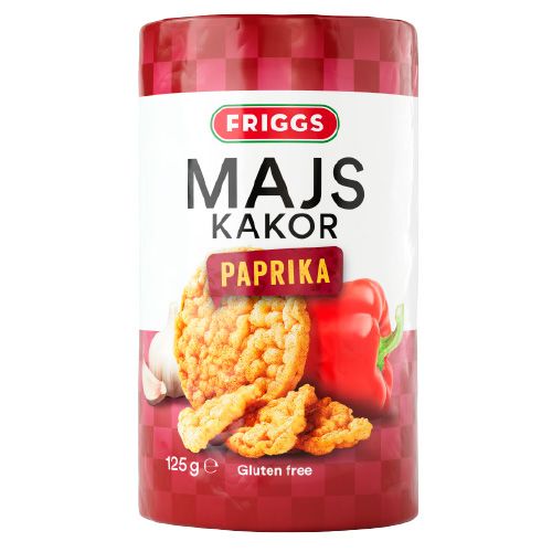 Friggs Majskaka Paprika 125G
