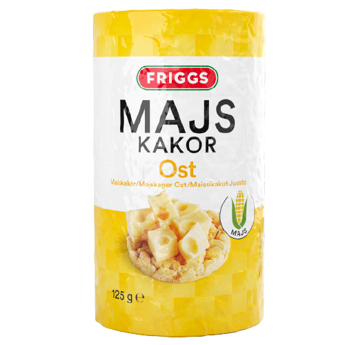 Friggs Majskaka Ost 125G