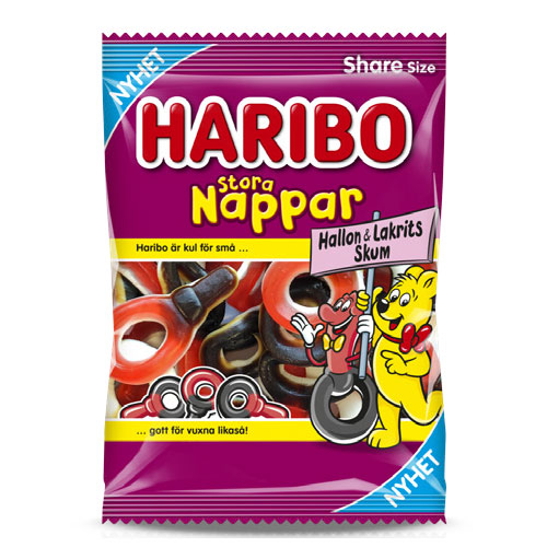 STORA NAPPAR HALLON/LAKRITS 12 X 170 G