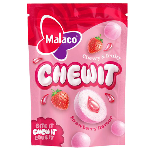 Malaco Chewit Strawberry 9x115g