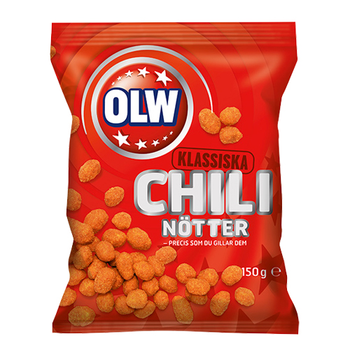 CHILI NUTS 150g 16st