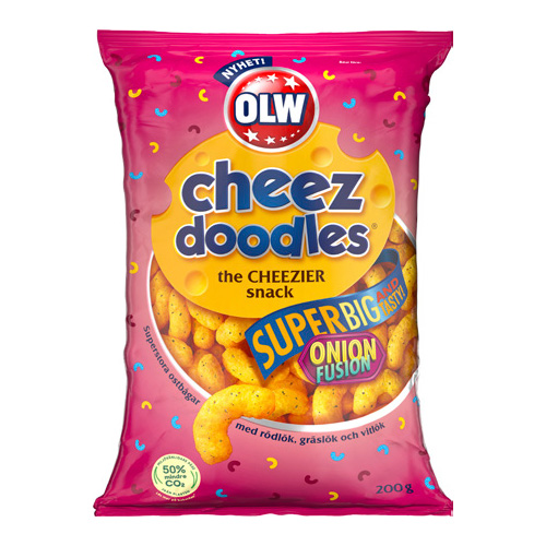 OLW Super cheez doodles® Onion Fusion 15 x 200g