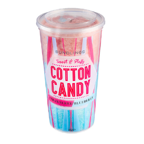 Sundlings Sockervadd Strawberry Blueberry 20 x 40 g