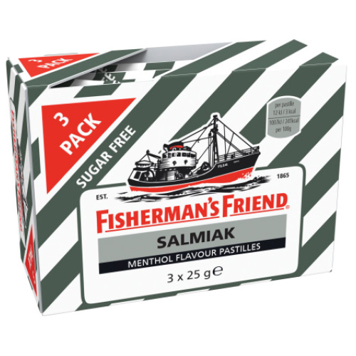 Fishermans Friend Salmiak SF 3-Pack *AA