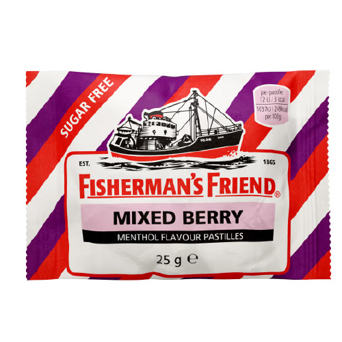 Fishermans Friend Mixed Berry SF 25G
