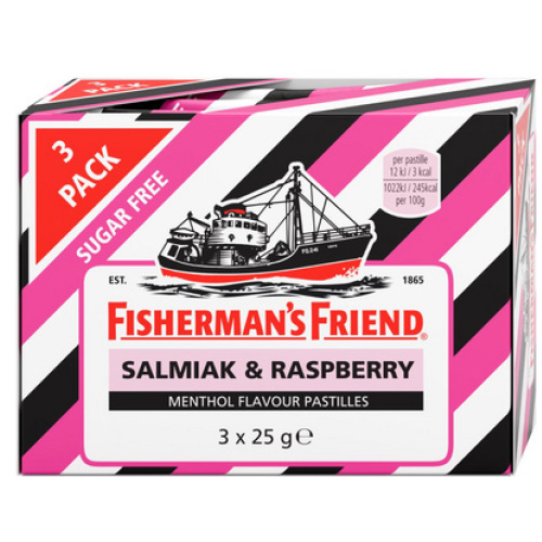Fishermans Friend Salmiak & Raspberry SF 3-Pack *AA